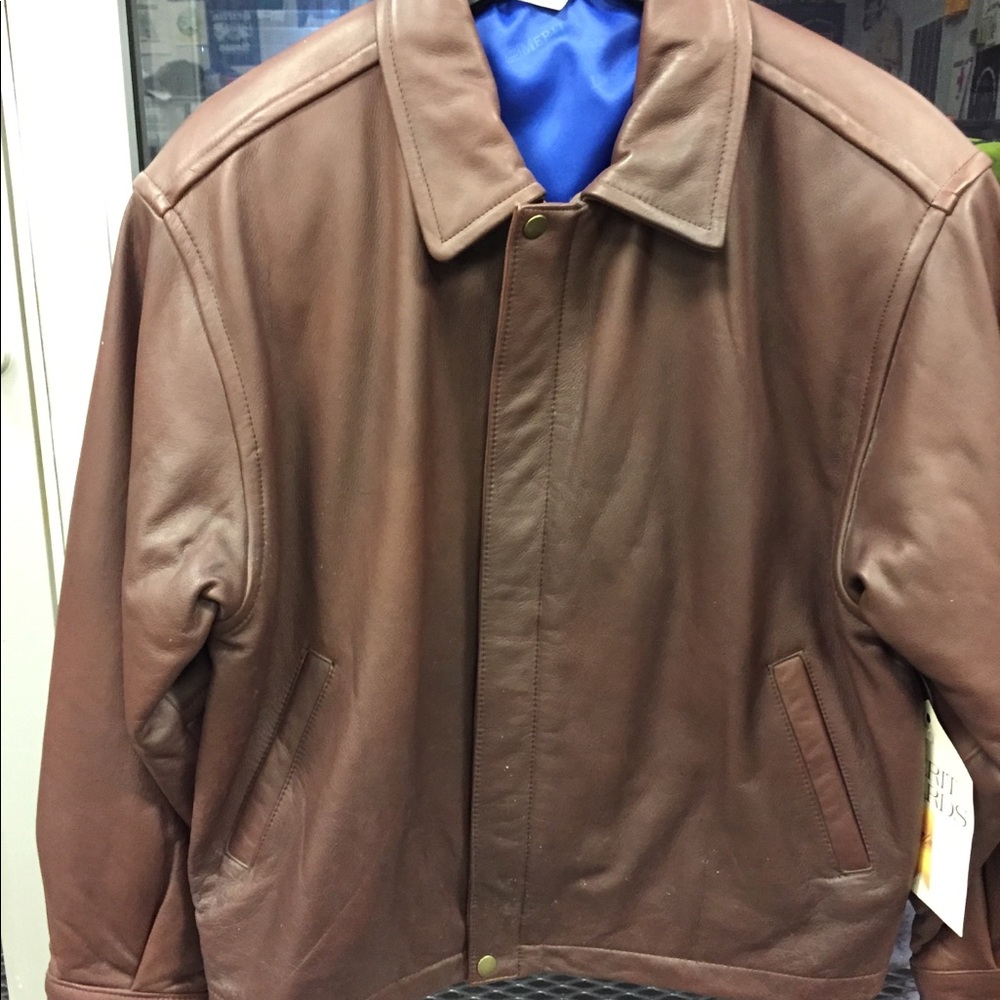 Leather jacket